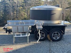 Like New 2024 Wood Fired Pizza Oven Trailer Mobile Food Unit