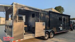 2022 8' x 31' Freedom BBQ Concession Trailer w/ 8' Porch & Full Bathroom & Shower