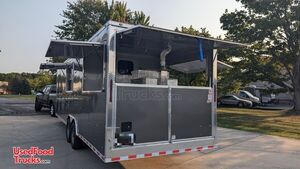 2022 8' x 31' Freedom BBQ Concession Trailer w/ 8' Porch & Full Bathroom & Shower