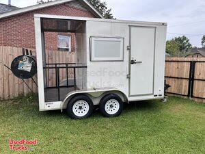 2022 7' x 9' Freedom Barbecue Concession Trailer with Porch