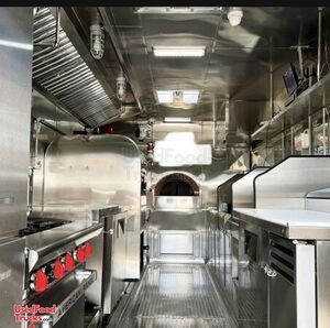 Fully Equipped - 2022 8.5' x 27' Kitchen Food Trailer with Barbecue Smoker and Pizza Oven