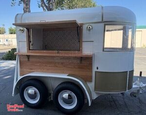 Cute - 5' x 10' Horse Trailer Concession Conversion Vintage Style Beverage Trailer