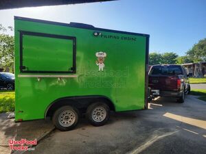 Well Equipped - 2017 8' x 12' Lark Kitchen Food Trailer with Fire Suppression System