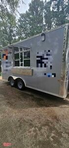 2023 8.5 x 16' Kitchen Food Concession Trailer with Bathroom + Pro-Fire System