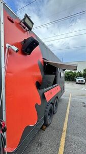 Nicely Equipped - 8' x 18' Food Concession Trailer with Pro-Fire System