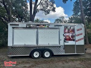 Kitchen Food Concession Trailer with Pro-Fire Suppression Mobile Food Unit