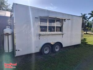 Like New - 2023 8.5' x 18' Kitchen Food Trailer with Fire Suppression System