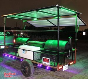 NEW - 2020 5' x 8' Open BBQ Smoker Trailer Food Concession Unit