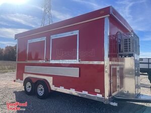 2022 8   x 16   Kitchen Food Trailer with New Fire Suppression System | Concession Trailer