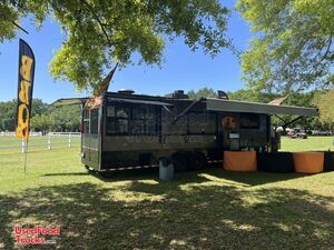 Like New - 2021 8' x 28'  Freedom Barbecue Food Trailer with Bathroom