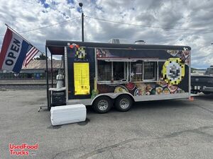 TURNKEY - 2017 8.5' x 18' Cargo Craft Kitchen Food Concession Trailer with Pro-Fire Suppression