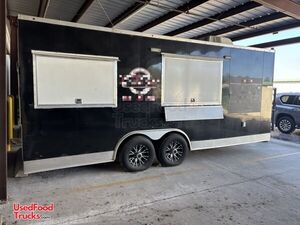 Loaded 2020 8' x 20' Barbecue Kitchen Food Concession Trailer w/ Back Porch + Pro-Fire System
