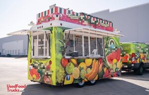 Turnkey Frozen Dessert FibreCore Concession Trailer & Ford Van w/SolarPanels on Both