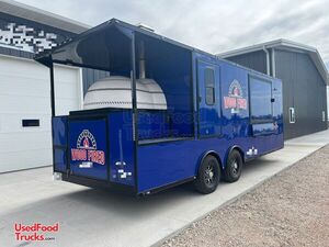 2025 - Newly Built 8.5' x 24' Custom Wood-Fired Dual Fuel Oven Pizza Concession Trailer