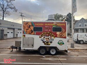 Well Equipped - 8' x 12' Kitchen Food Trailer with Fire Suppression System