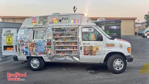 2001 Ford E150 Cargo Commercial Extended Van 3D Ice Cream Truck