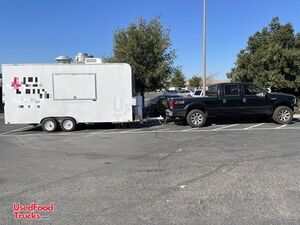 2011 8.6' x 18.5' Kitchen Food Concession Trailer with Pro-Fire Suppression