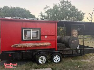 2006 8' x 10' Smokehouse Pit Trailer Barbecue Food Concession Trailer