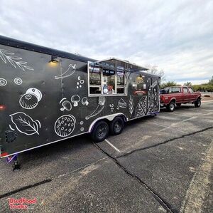 2023 8.5' x 24' Pizza Trailer with 2 ilFornino Pizza Oven and Fire Suppression System