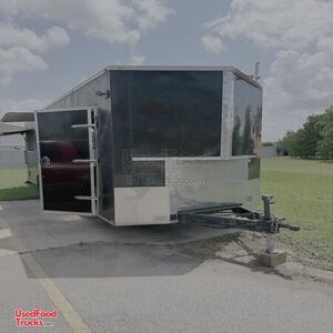 2022 - 8.5' x 24' Concession Trailer Basic Mobile Food Unit with 6' Porch