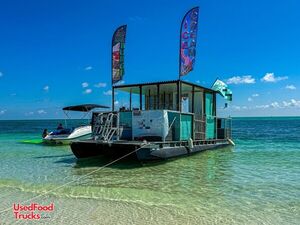 Turnkey 2021 30' Food Boat with Fully Enclosed Kitchen Area Floating Food Truck