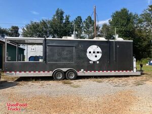 30' Kitchen Food Concession Trailer with Porch and Fire Suppression + Bathroom