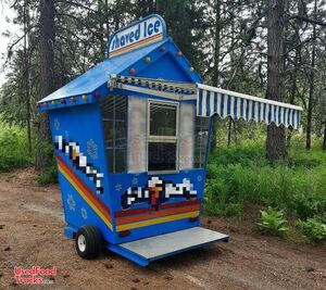 Turnkey - 8' x 7.5' Shaved Ice Trailer | Snowball Concession Trailer