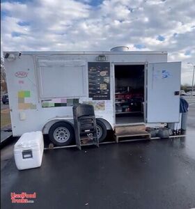 Turnkey - 2023 7' x 14' Kitchen Food Trailer with Fire Suppression System | Concession Trailer