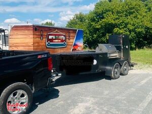7' x 17' - 2017 Custom Food & BBQ Smoker Concession Trailer w/ Optional Towable Smoker
