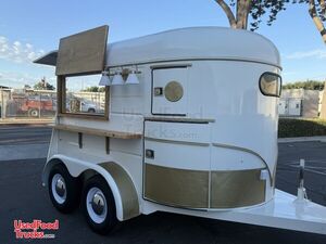 Charming - 8' x 10' Horse Trailer Concession Conversion Beverage and Coffee Trailer