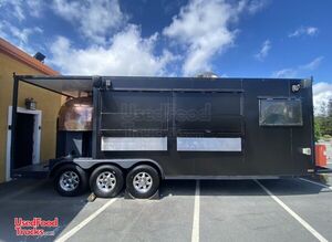 LIKE NEW 2018 8' x 28' Pizza Trailer with Marra Forni Rotating Brick Oven