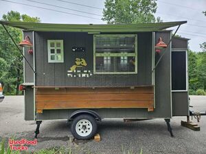 Turnkey - 2017 6' x 12' Coffee/Beverage and Shaved Ice Trailer | Concession Trailer