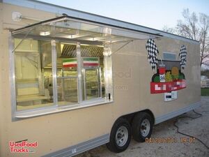 Ready to Go 2007 Wells Cargo 24' Mobile Kitchen Food Concession Trailer