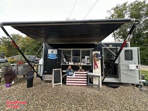 2018 8.5' x 18' Kitchen Food Trailer with Fire Suppression System | Concession Trailer