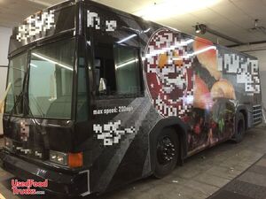 31' Coach Bus Diesel Food Truck with Pro-Fire Suppression