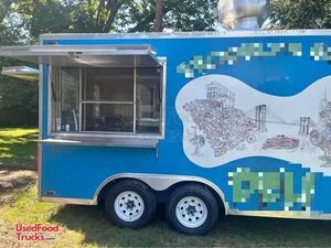 2014 8' x 16' Kitchen Food Concession Trailer with Pro-Fire Suppression