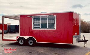 Turnkey Ready 8.5' x 20' Barbecue Concession Trailer with Porch/Mobile BBQ Pit