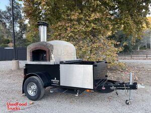 2021 6.5' x 13' Pizza Trailer with Forno Bravo Wood-Fired Oven | Concession Trailer