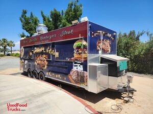 LOADED - 2021 7' x 24' Kitchen Food Concession Trailer with Pro-Fire Suppression