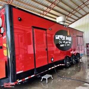 Turnkey - 2024 9.5' x 30' Custom Built BBQ Trailer with Interior Bathroom