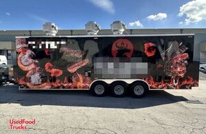Like New - 2024 8' x 28' Kitchen Food Trailer | Food Concession Trailer