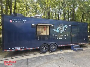 2021 8' x 28' Kitchen Food Trailer with Fire Suppression System | Concession Trailer