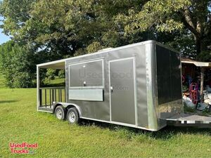 NEW - 20' Concession Trailer with Porch | Mobile Street Vending Unit