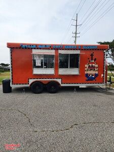 2022 8' x 18' Soft Serve and Slushie Trailer with All NSF Equipment