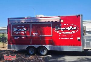 Custom Built - 2021 18' Street Food Concession Trailer with Pro-Fire System