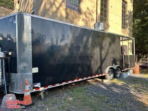 2019 Barbecue Kitchen Food Concession Trailer with 10' Open Porch & Pro-Fire Suppression