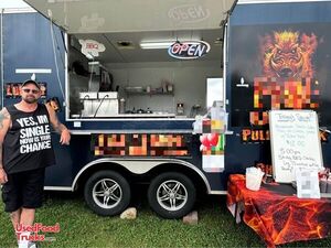 2019 8.5' x 12' Barbecue Food Trailer | Food Concession Trailer