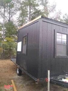 BBQ Concession Stand on Flatbed Trailer w/ Commercial Smoker