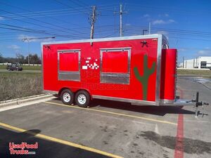 TURNKEY - 2024 8' x 18' Kitchen Food Concession Trailer with Pro-Fire Suppression