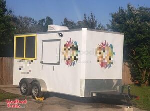 Like New 2019 - 7' x 16' Snowcone Concession Trailer with Screened Porch